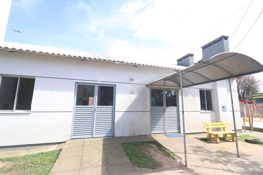 Área comum - Salão de festas de apartamento para alugar com 2 quartos, 45m² em Canudos, Novo Hamburgo
