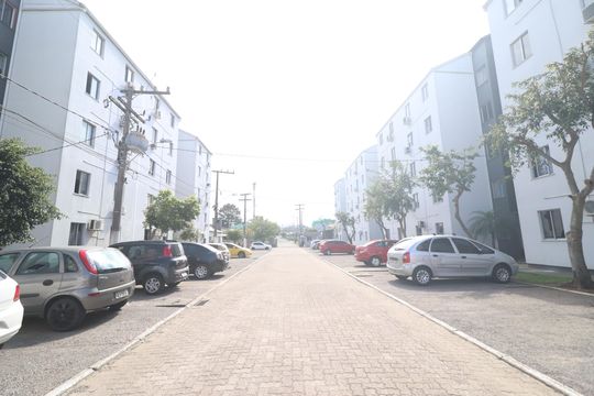 Fachada de apartamento para alugar com 2 quartos, 45m² em Canudos, Novo Hamburgo