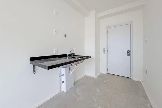Cozinha de kitnet/studio à venda com 1 quarto, 25m² em Vila Mariana, São Paulo
