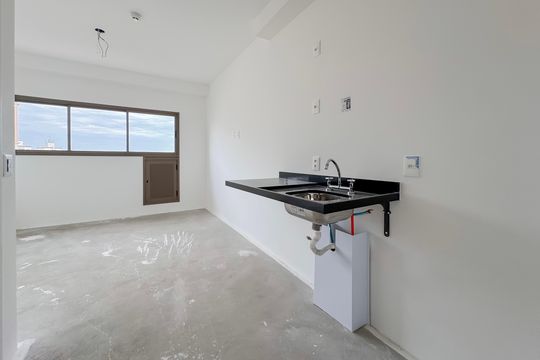 Cozinha de kitnet/studio à venda com 1 quarto, 25m² em Vila Mariana, São Paulo