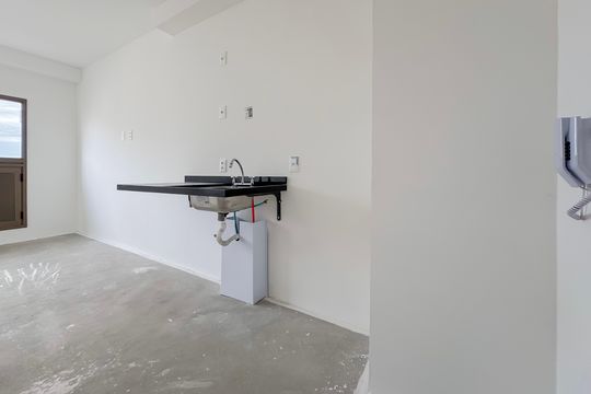 Cozinha de kitnet/studio à venda com 1 quarto, 25m² em Vila Mariana, São Paulo