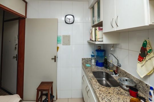 Cozinha de apartamento à venda com 3 quartos, 65m² em Castelo, Belo Horizonte