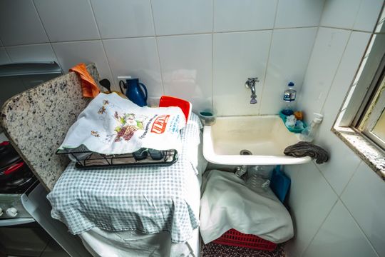 Área de Serviço de apartamento à venda com 3 quartos, 65m² em Castelo, Belo Horizonte