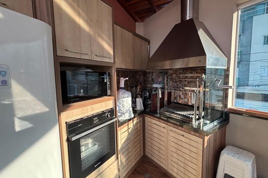 Cozinha de casa à venda com 3 quartos, 191m² em Jardim Paraiso, Santo André