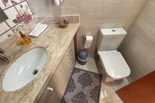 Lavabo da Sala de casa à venda com 3 quartos, 191m² em Jardim Paraiso, Santo André