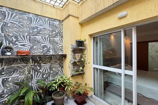 Varanda da Suíte de casa à venda com 3 quartos, 191m² em Jardim Paraiso, Santo André