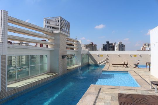 Área comum - Piscina de apartamento à venda com 3 quartos, 154m² em Santa Paula, São Caetano do Sul