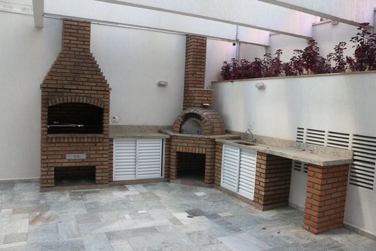 Área comum - Churrasqueira de apartamento à venda com 3 quartos, 154m² em Santa Paula, São Caetano do Sul