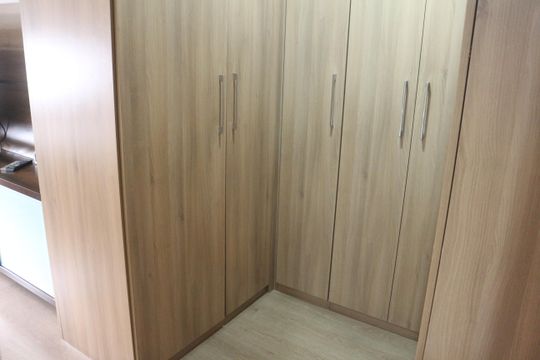 Closet da Suíte 1 de apartamento à venda com 3 quartos, 154m² em Santa Paula, São Caetano do Sul