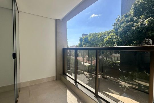 Varanda da Sala de apartamento à venda com 2 quartos, 94m² em Sion, Belo Horizonte