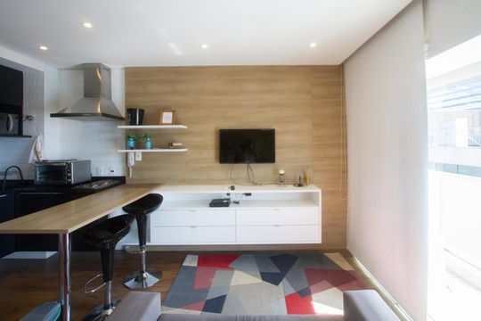Studio de kitnet/studio para alugar com 1 quarto, 38m² em Chácara Santo Antônio (zona Sul), São Paulo