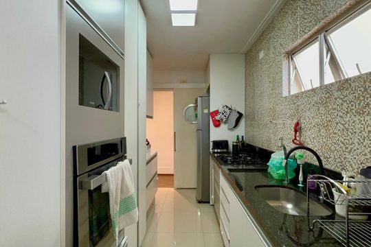 Cozinha de apartamento à venda com 3 quartos, 86m² em Perdizes, São Paulo