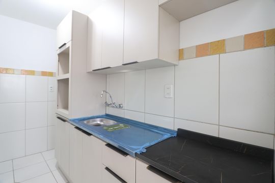 Cozinha de apartamento à venda com 2 quartos, 70m² em Centro, Canoas