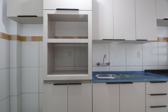 Cozinha de apartamento à venda com 2 quartos, 70m² em Centro, Canoas