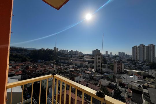 Vista varanda da Sala de apartamento à venda com 1 quarto, 39m² em Lauzane Paulista, São Paulo