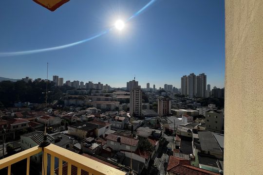 Vista varanda da Sala de apartamento à venda com 1 quarto, 39m² em Lauzane Paulista, São Paulo