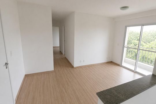 Sala de apartamento para alugar com 1 quarto, 48m² em Chácara Granja Velha, Cotia