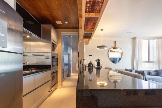Cozinha de apartamento à venda com 2 quartos, 103m² em Vila Olímpia, São Paulo