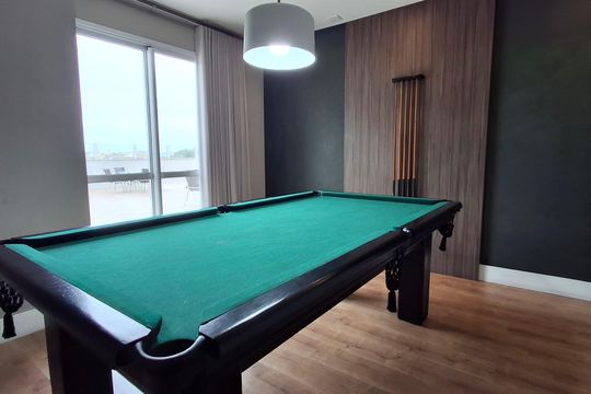 Área comum - Sala de Jogos de apartamento para alugar com 2 quartos, 62m² em Barreiros, São José
