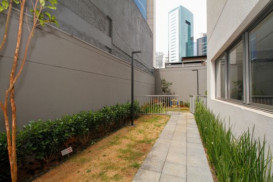 Área Comum - Espaço Pet de kitnet/studio à venda com 1 quarto, 45m² em Pinheiros, São Paulo