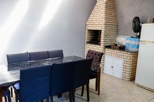 Área comum - Churrasqueira de casa à venda com 3 quartos, 149m² em Santo Antônio, Osasco