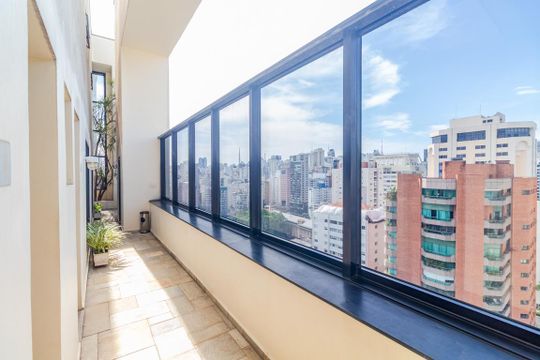 Área comum - Rooftop de apartamento à venda com 1 quarto, 33m² em Jardim Paulista, São Paulo