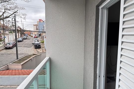 Varanda da Suíte de casa à venda com 2 quartos, 145m² em Vila Curuçá, Santo André