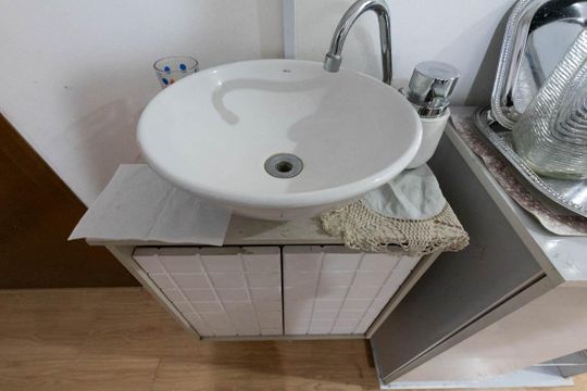Banheiro de kitnet/studio à venda com 1 quarto, 49m² em Centro, São Paulo