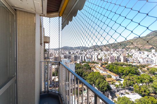 Varanda da Suíte de apartamento à venda com 3 quartos, 105m² em Maracanã, Rio de Janeiro