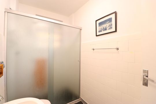 Banheiro de apartamento à venda com 1 quarto, 46m² em Santa Cecilia, São Paulo