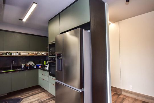 Cozinha de apartamento à venda com 2 quartos, 94m² em Vila Andrade, São Paulo