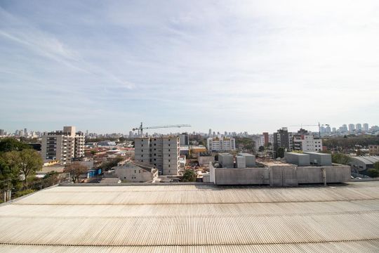 Vista do Quarto de apartamento para alugar com 1 quarto, 28m² em Rebouças, Curitiba