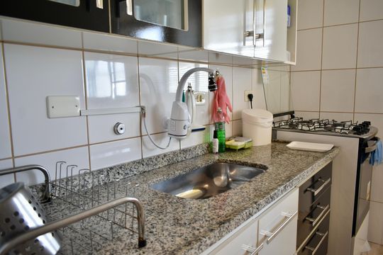 Cozinha de apartamento à venda com 3 quartos, 91m² em Planalto Paulista, São Paulo