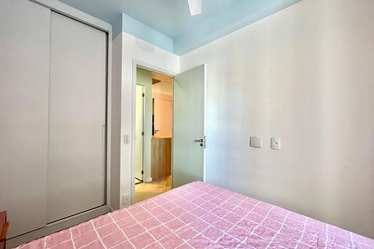 Quarto de apartamento à venda com 1 quarto, 34m² em Vila Clementino, São Paulo