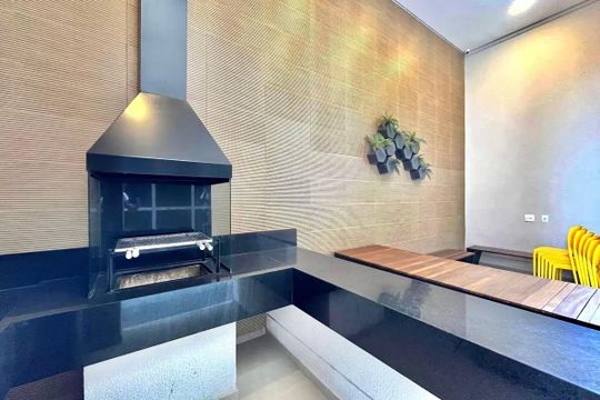 Área comum - Churrasqueira de apartamento à venda com 1 quarto, 34m² em Vila Clementino, São Paulo
