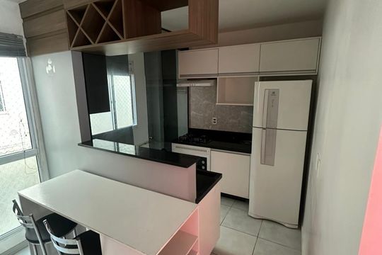 Cozinha de apartamento à venda com 2 quartos, 39m² em Canudos, Novo Hamburgo