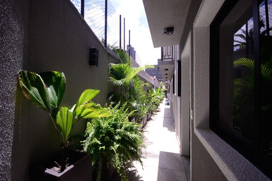 Área comum - Entrada de apartamento para alugar com 2 quartos, 100m² em Jardins, São Paulo