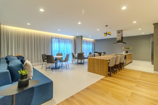 Área comum de kitnet/studio para alugar com 1 quarto, 23m² em Santa Cecilia, São Paulo