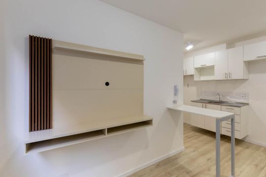 Sala de apartamento para alugar com 1 quarto, 26m² em República, São Paulo