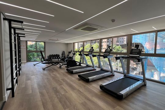 Academia de apartamento para alugar com 1 quarto, 32m² em Pinheiros, São Paulo
