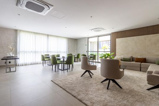 Área comum de kitnet/studio à venda com 1 quarto, 26m² em Jardim das Acacias, São Paulo
