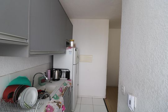 Cozinha de apartamento para alugar com 2 quartos, 35m² em Jardim Imperador (zona Leste), São Paulo