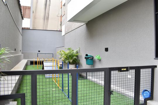 Área comum - Pet de kitnet/studio para alugar com 1 quarto, 25m² em Batel, Curitiba