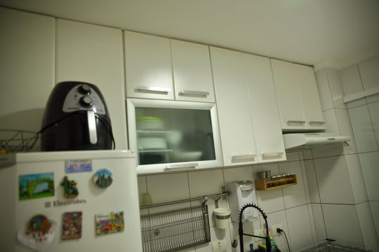 Cozinha de apartamento à venda com 3 quartos, 60m² em Baeta Neves, São Bernardo do Campo