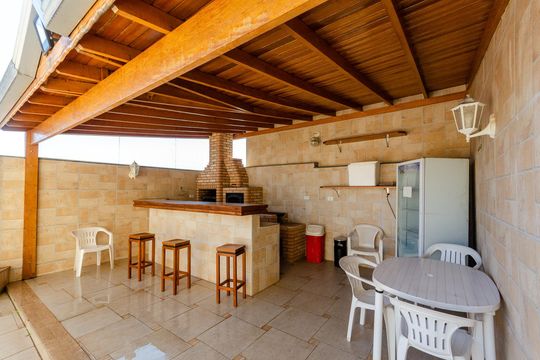 Área comum - Churrasqueira de kitnet/studio para alugar com 1 quarto, 30m² em Jardim Cidade Pirituba, São Paulo