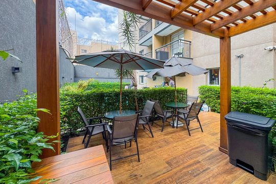 Área comum - Churrasqueira de apartamento à venda com 1 quarto, 30m² em Sé, São Paulo