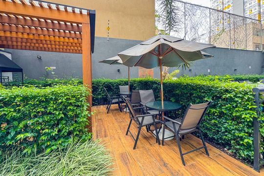 Área comum - Churrasqueira de apartamento à venda com 1 quarto, 30m² em Sé, São Paulo