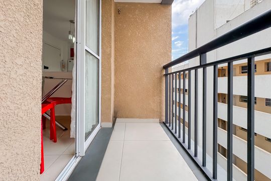 Varanda de apartamento à venda com 1 quarto, 30m² em Sé, São Paulo