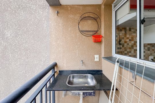 Área de Serviço de apartamento à venda com 1 quarto, 30m² em Sé, São Paulo
