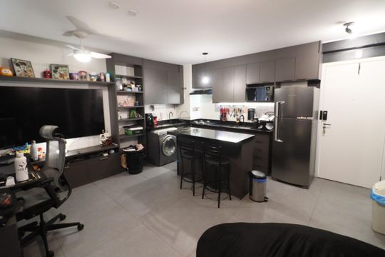 Sala de apartamento à venda com 1 quarto, 35m² em Presidente Altino, Osasco